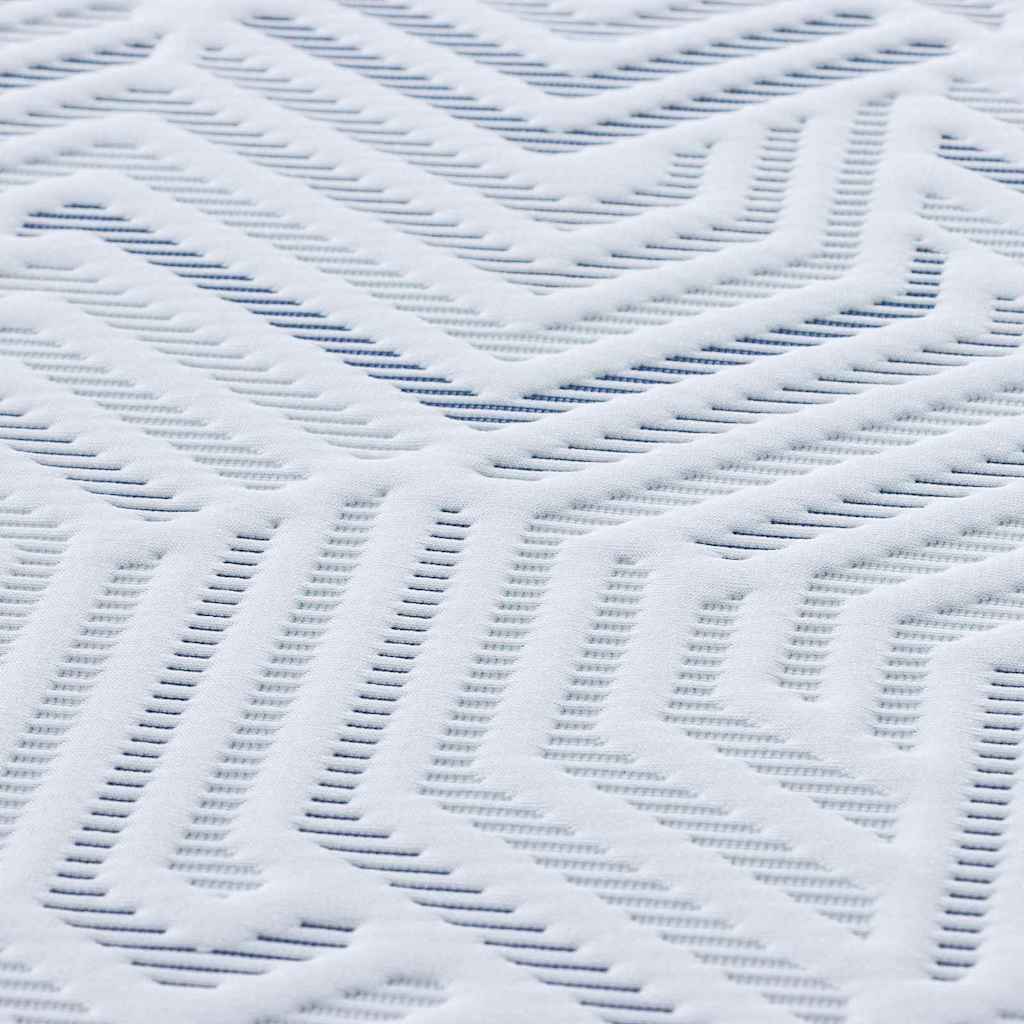 Nadmadrac Bijelo 140 x 200 cm Žakar tkanina