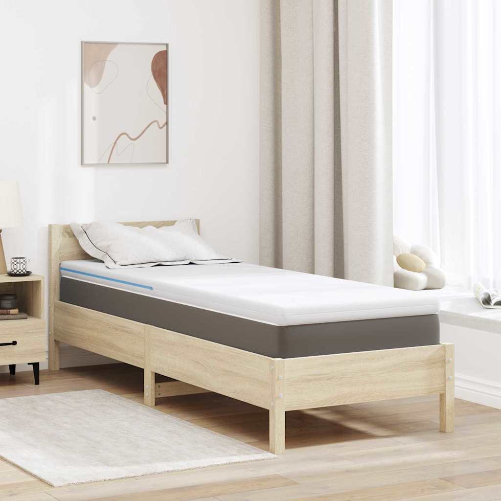 Nadmadrac Bijelo 80 x 200 cm Žakar tkanina