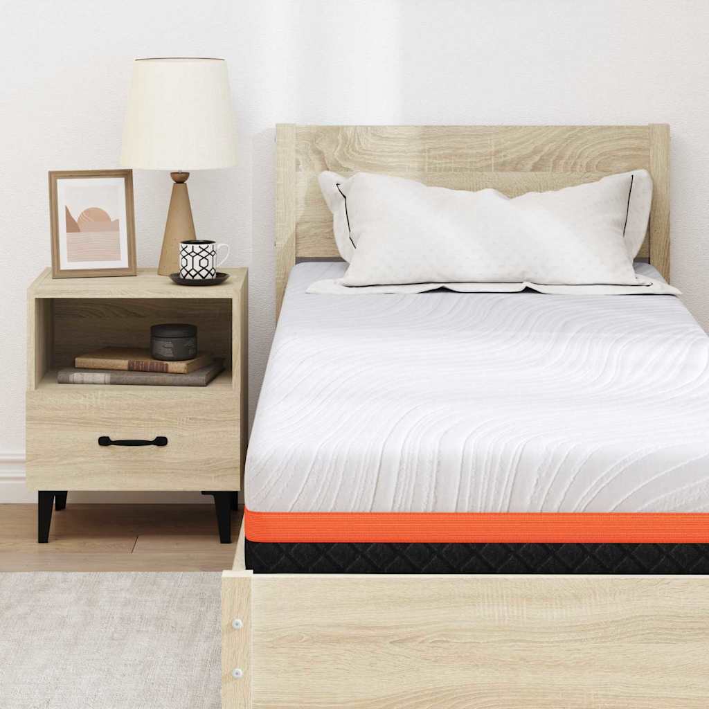 Madrac Bijela i crna 70 x 200 cm Žakar tkanina