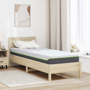 Madrac Srednje mekano 80 x 200 cm Bijela i siva