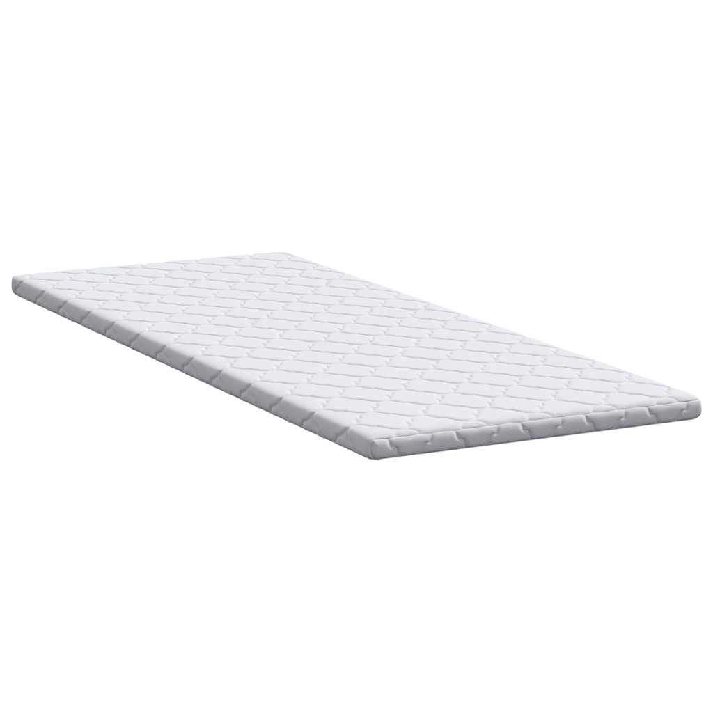 Kokosni nadmadrac Bijelo 70 x 200 cm Žakar tkanina