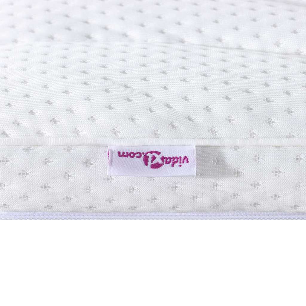 Nadmadrac Bijelo 90 x 190 cm Pleteno platno
