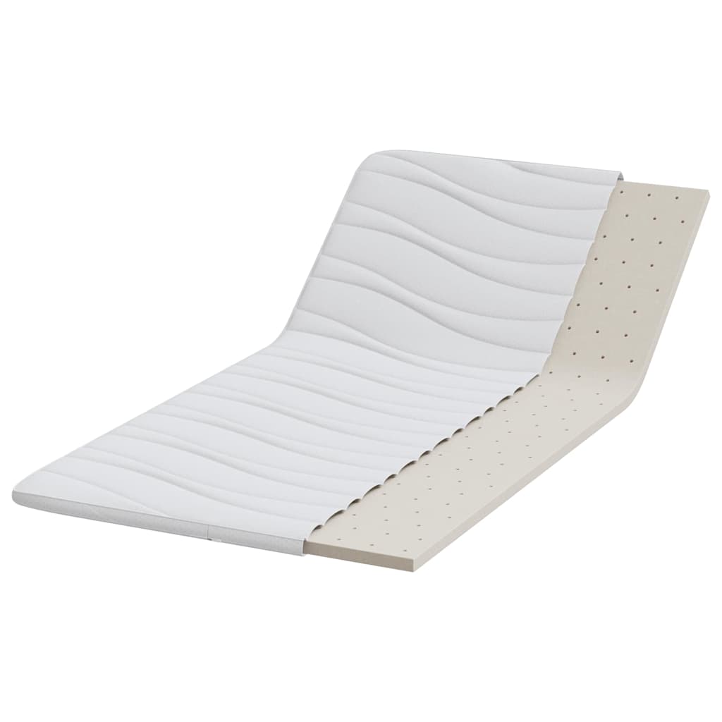 Nadmadrac Bijelo 90 x 190 cm Pleteno platno
