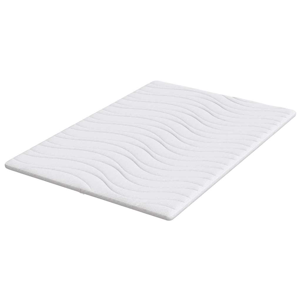 Nadmadrac Bijelo 140 x 200 cm Pleteno platno
