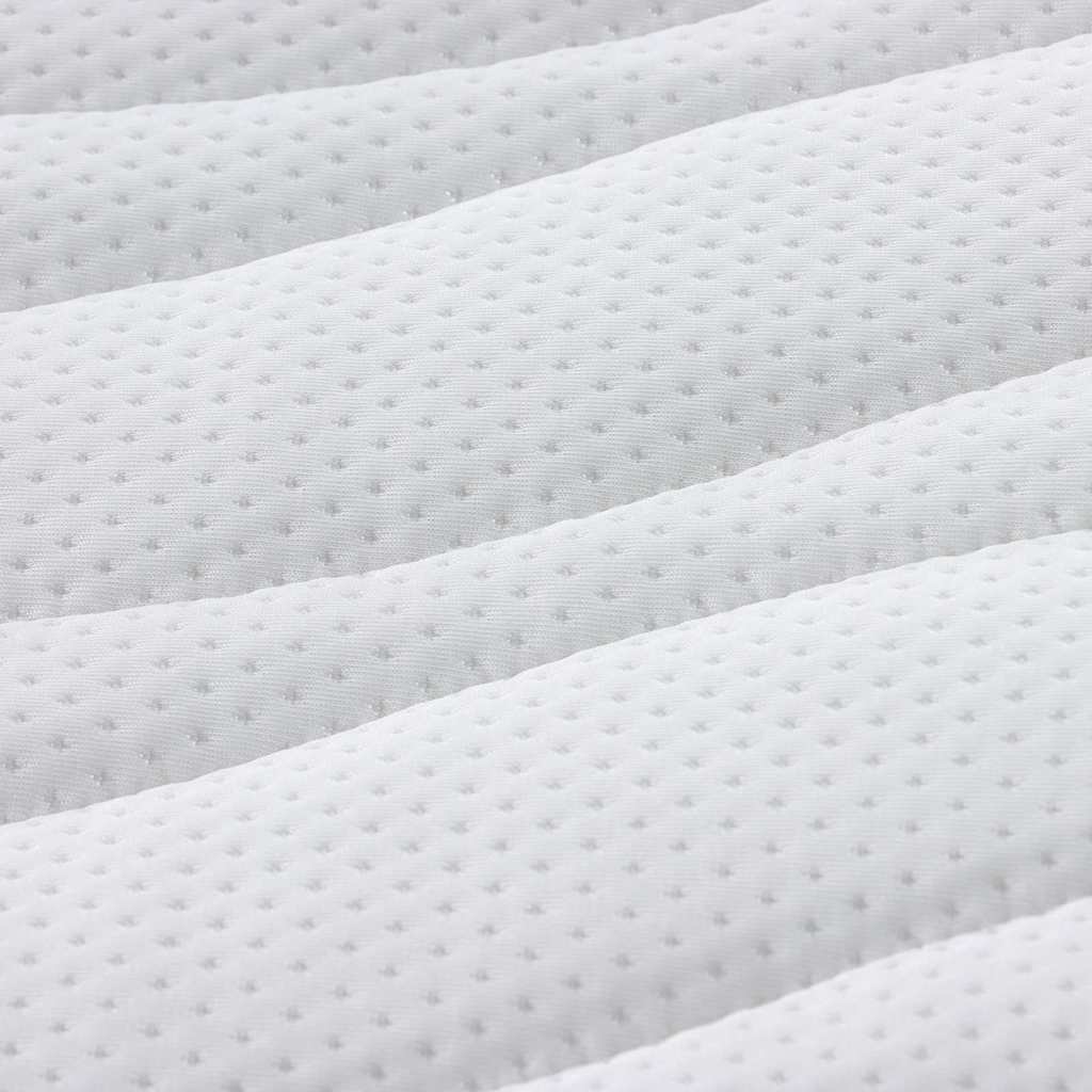 Nadmadrac Bijelo 200 x 200 cm Pleteno platno