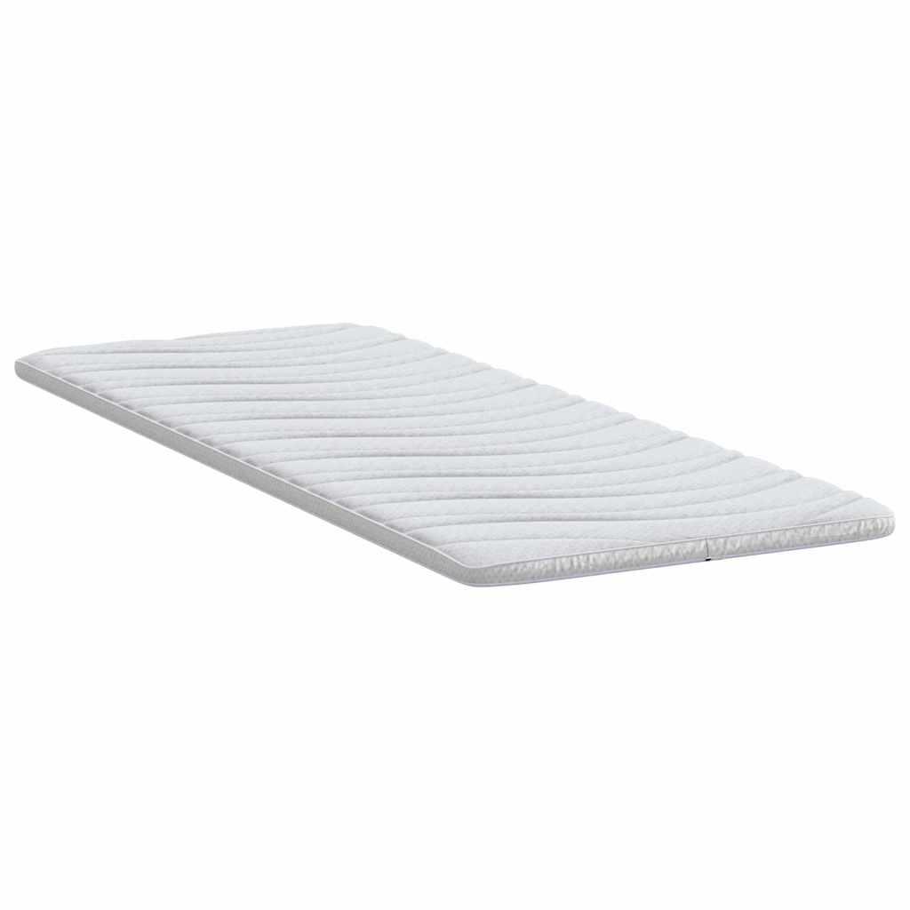 Nadmadrac Bijelo 70 x 200 cm Pleteno platno