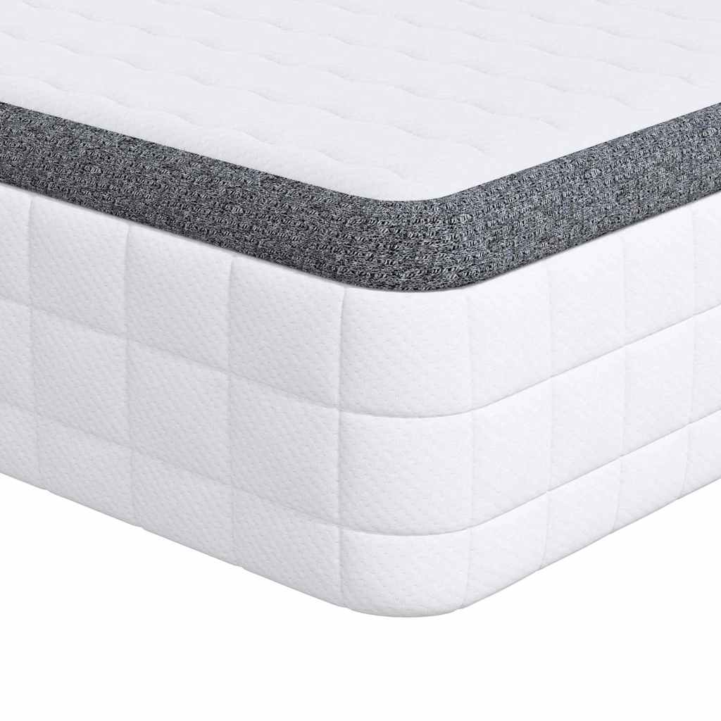 Madrac Bijela i siva 80 x 200 cm Bonell opruga