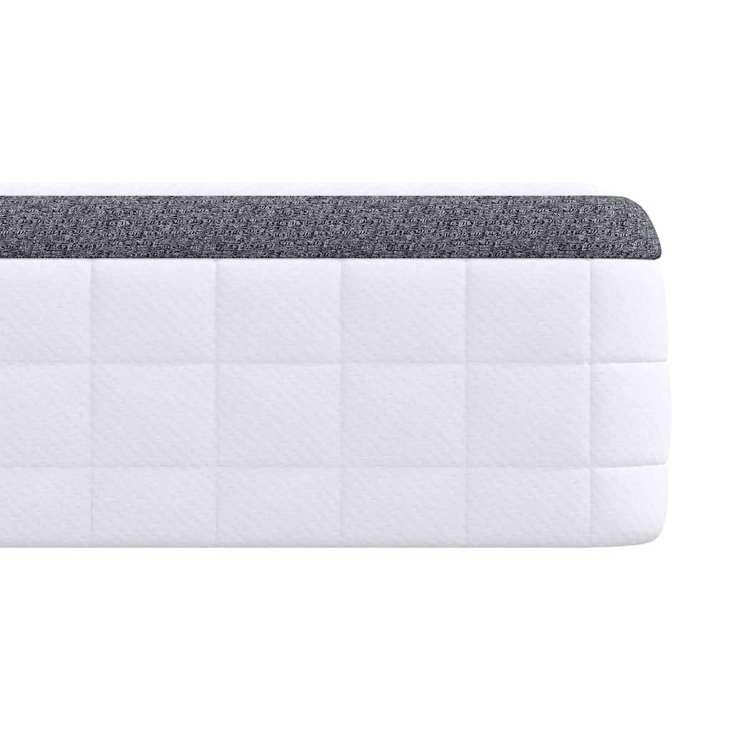 Madrac Bijela i siva 80 x 200 cm Bonell opruga
