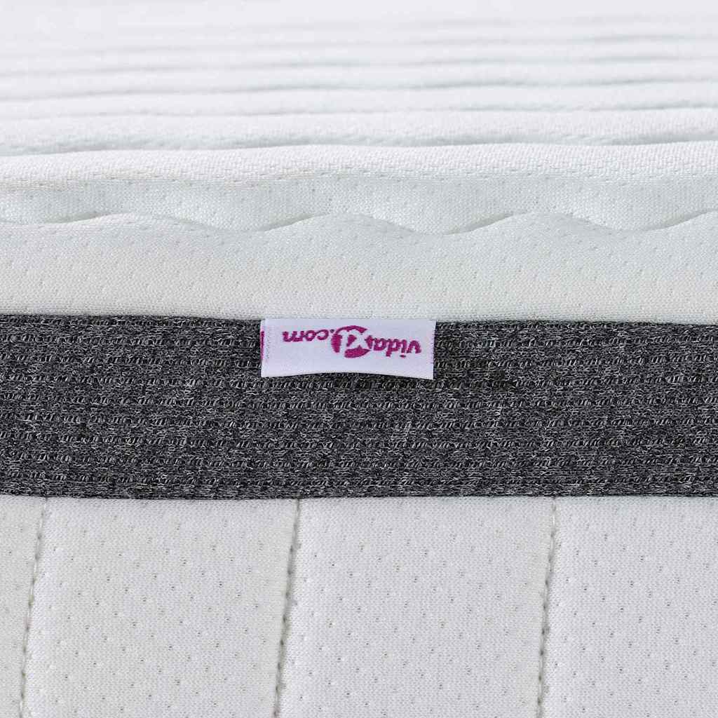 Madrac 2 pcs Bijela i siva 80 x 200 cm Bonell opruga