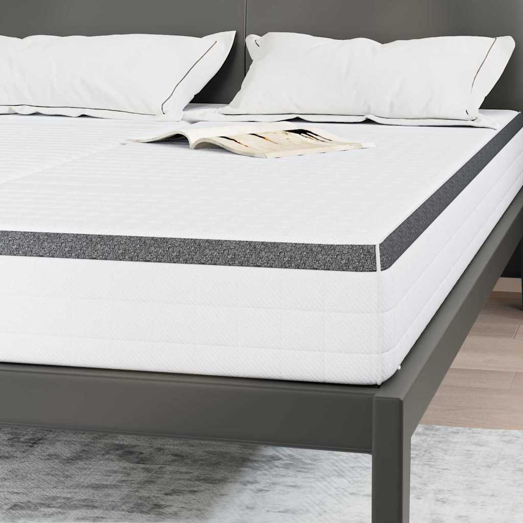 Madrac 2 pcs Bijela i siva 80 x 200 cm Bonell opruga