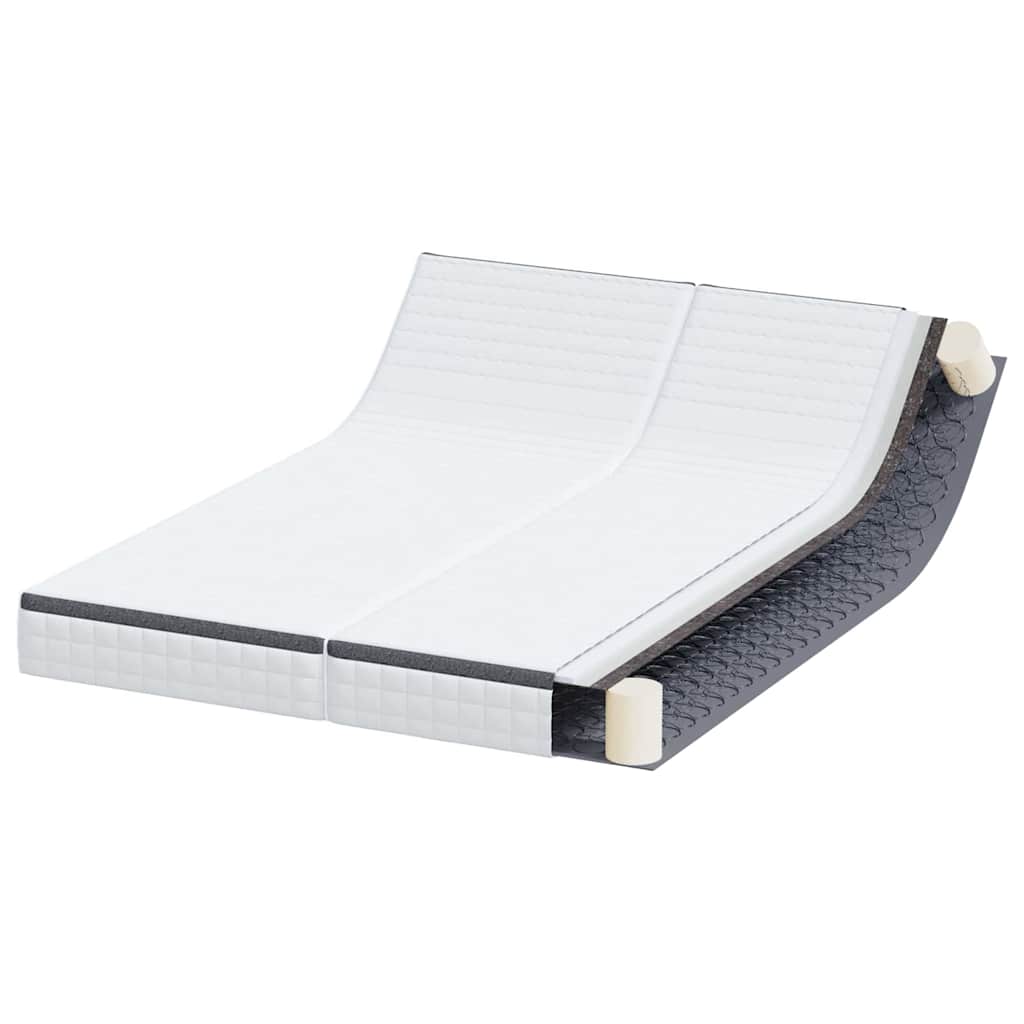 Madrac 2 pcs Bijela i siva 80 x 200 cm Bonell opruga