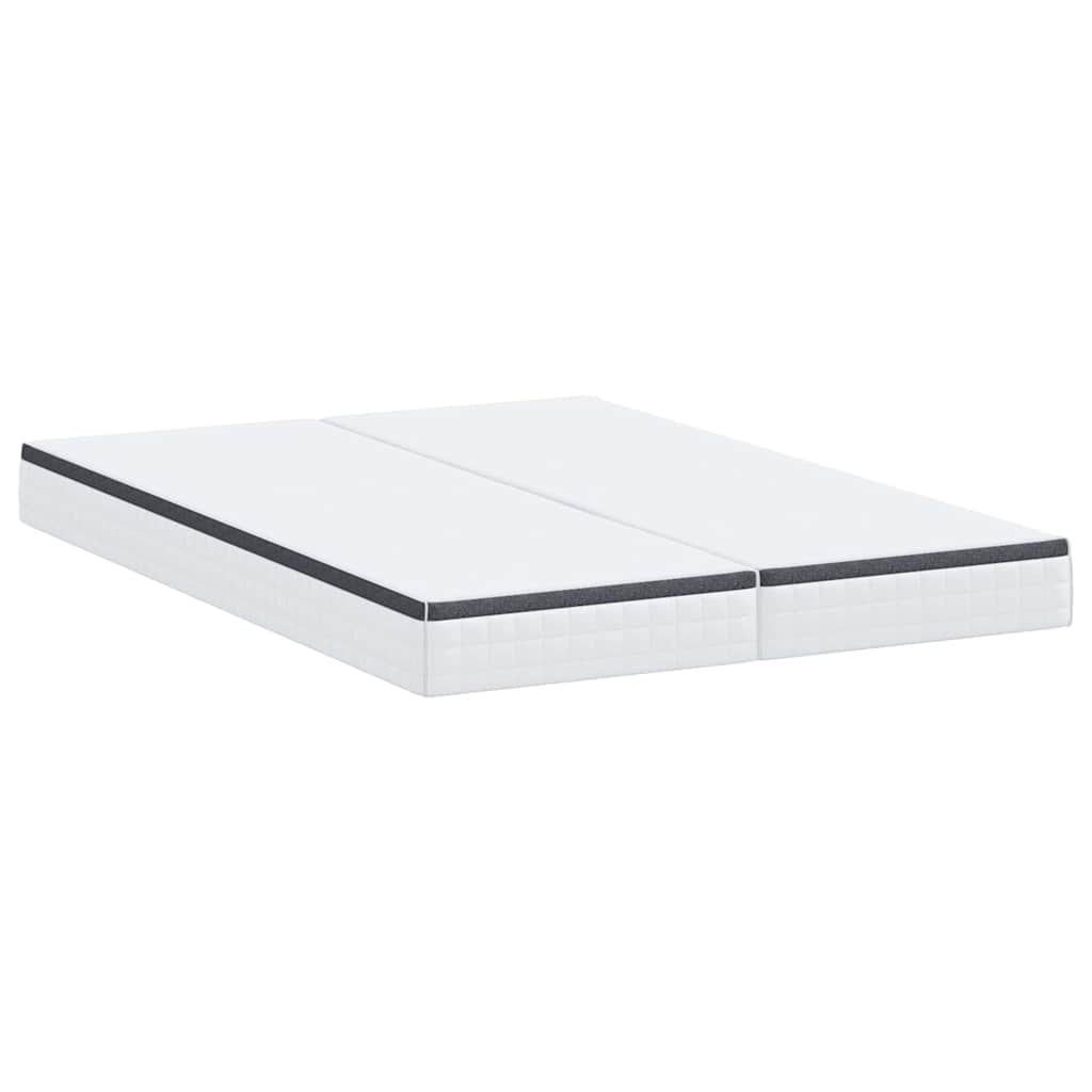Madrac 2 pcs Bijela i siva 80 x 200 cm Bonell opruga