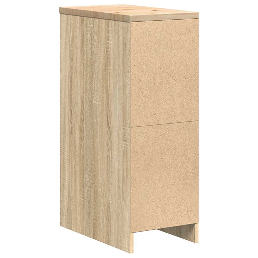 Garažni ormar za odlaganje 30x51x85 cm masivne borovine