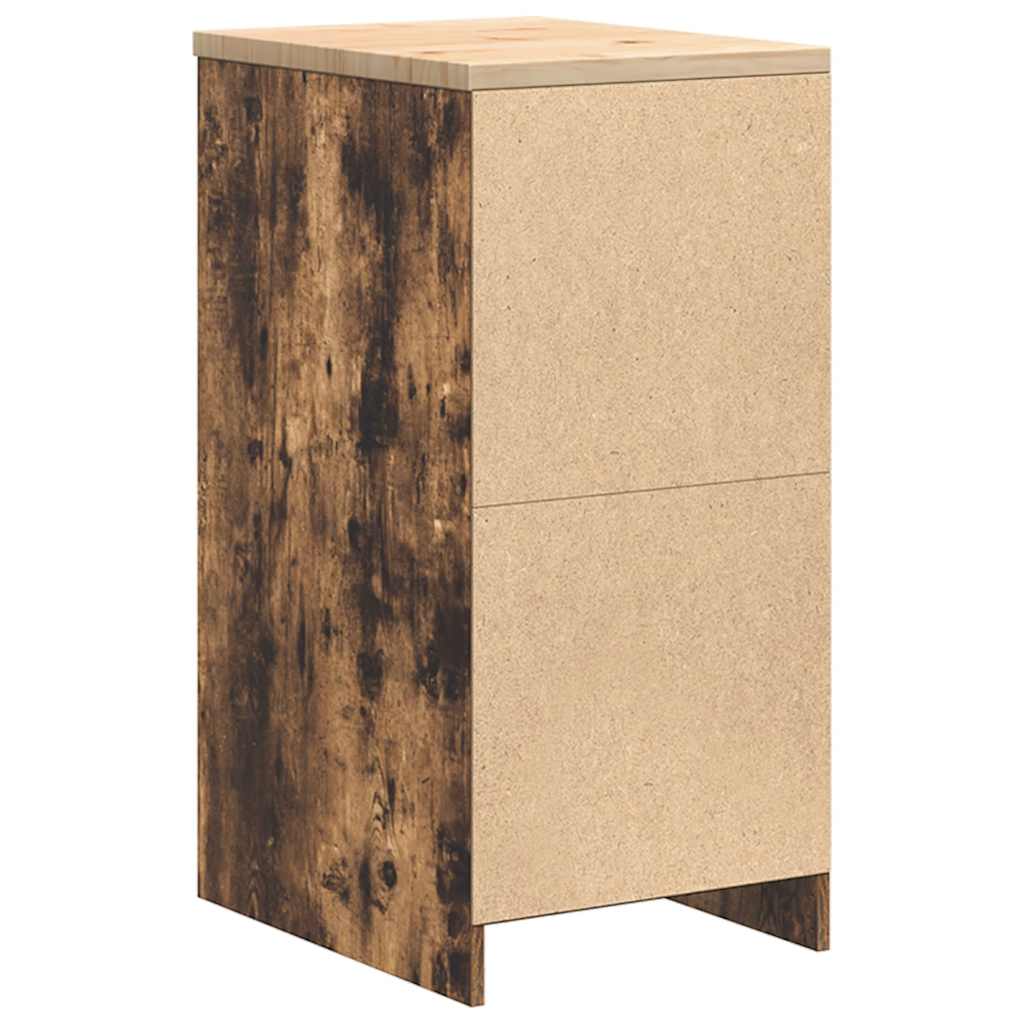 Garažni ormar za odlaganje 40x51x85 cm masivne borovine