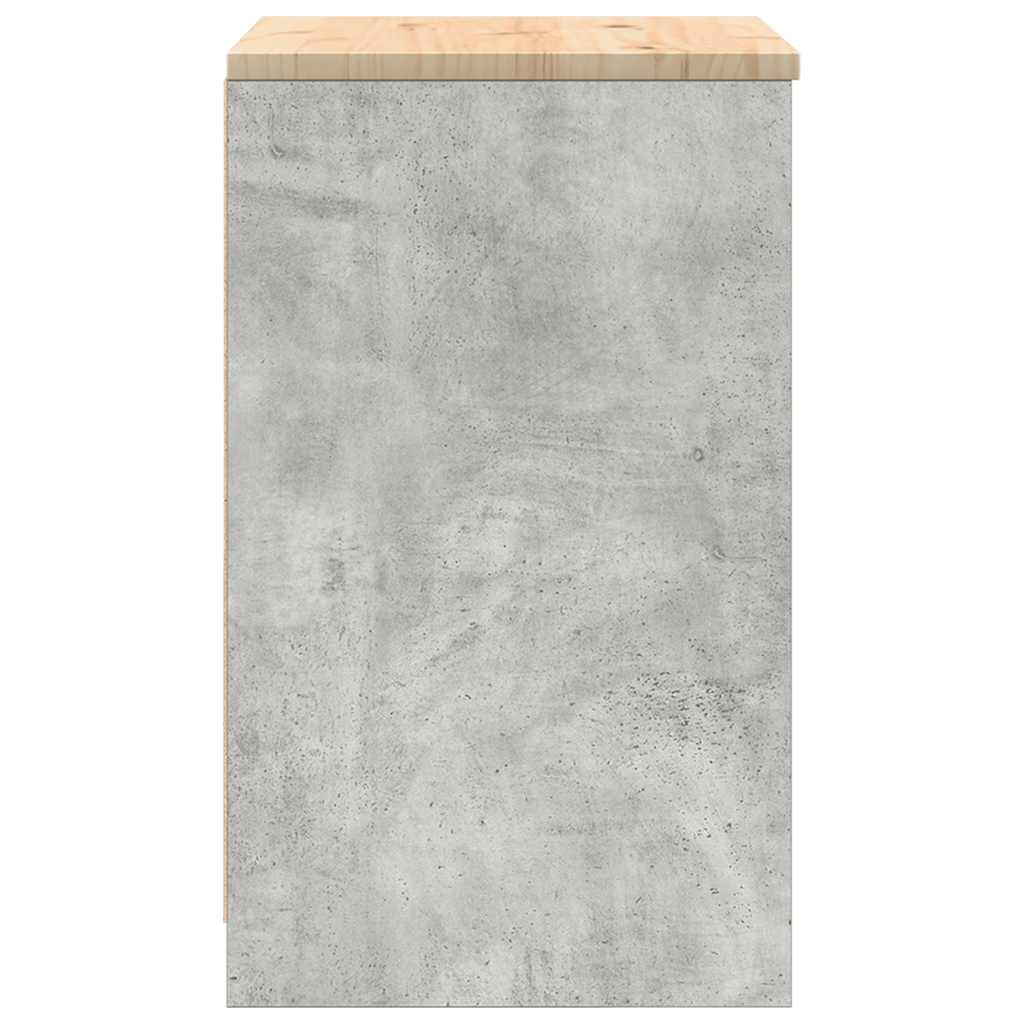 Garažni ormar za odlaganje 60x51x85 cm masivne borovine