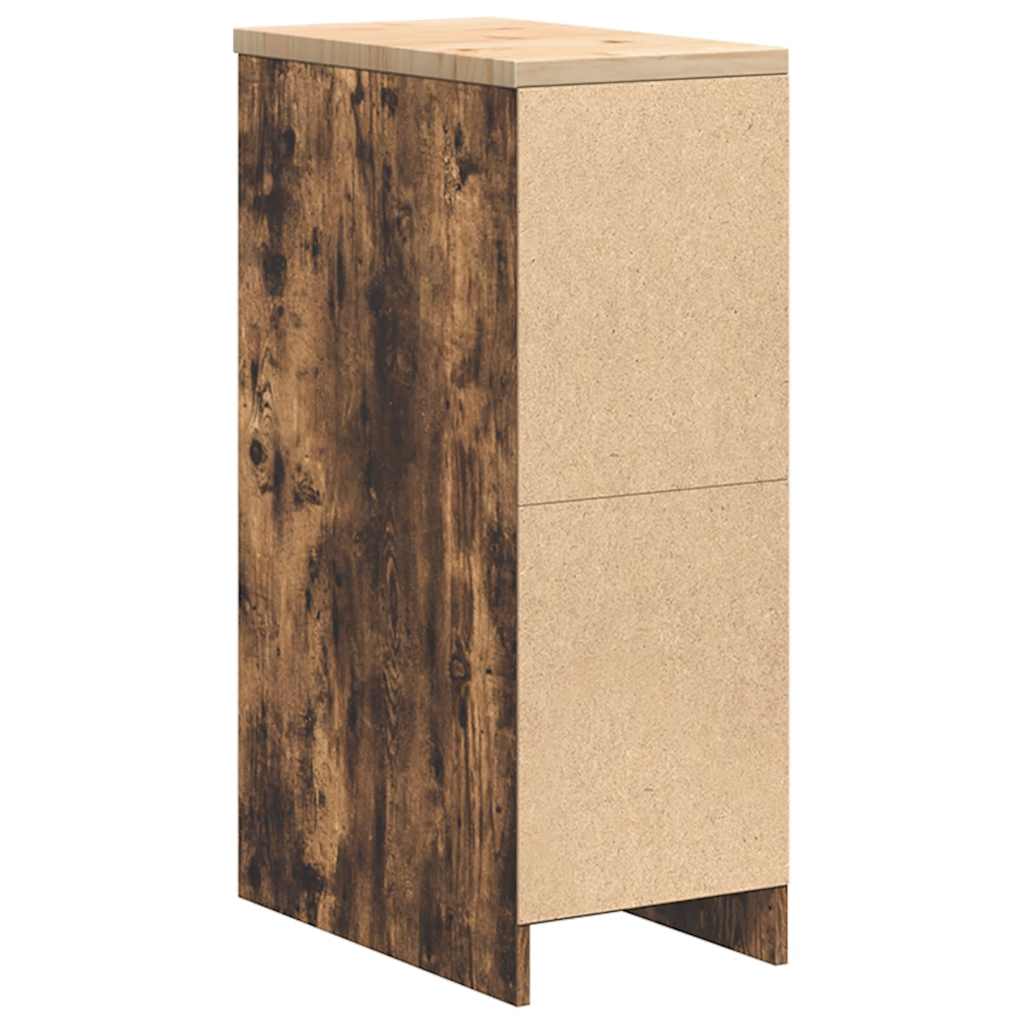 Garažni ormar za odlaganje 30x51x85 cm masivne borovine