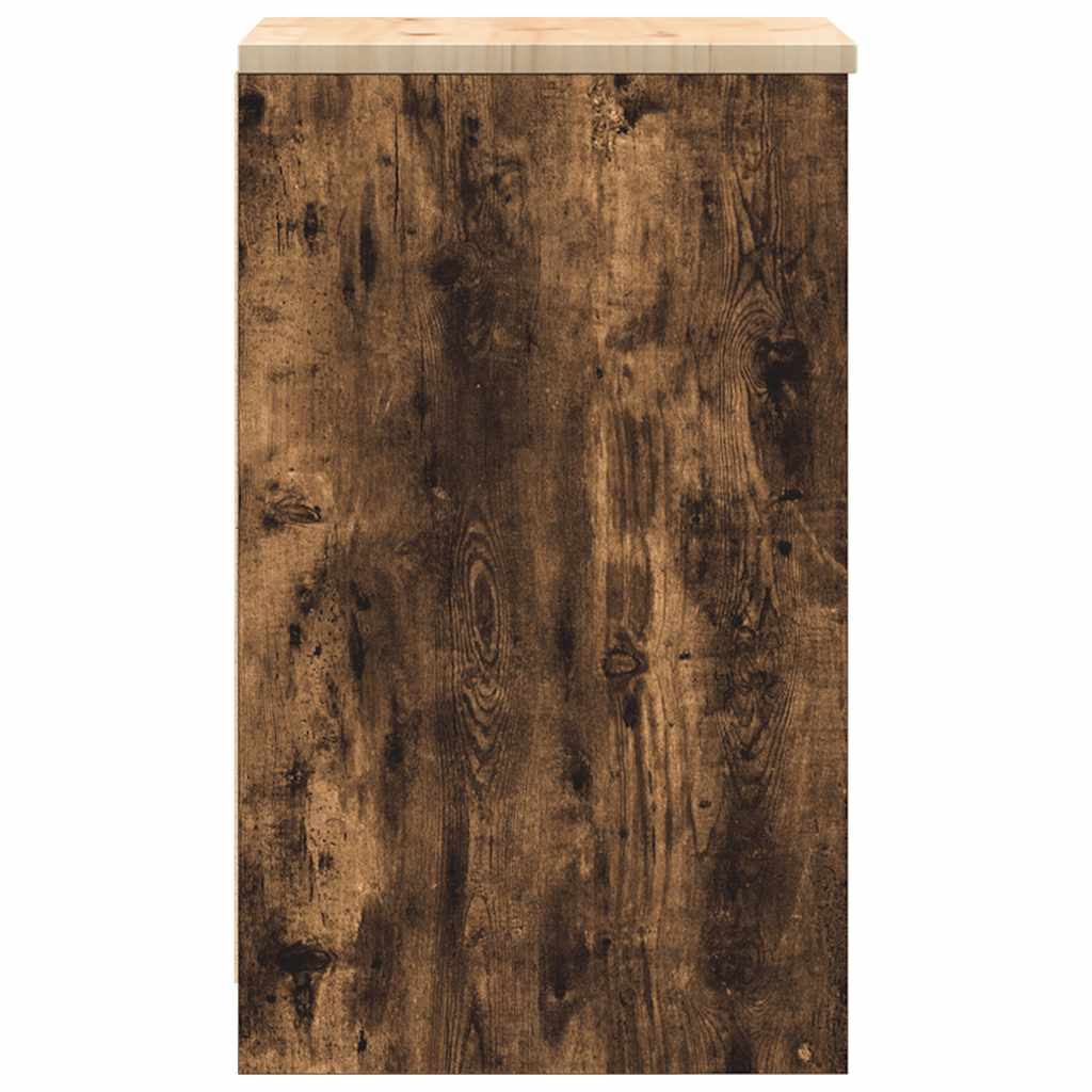 Garažni ormar za odlaganje 40x51x85 cm masivne borovine