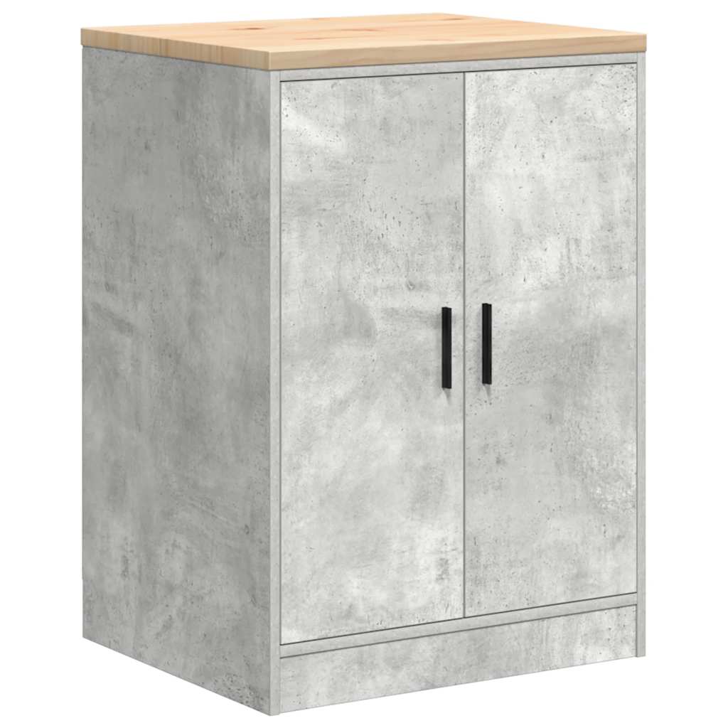 Garažni ormar za odlaganje 60x51x85 cm masivne borovine