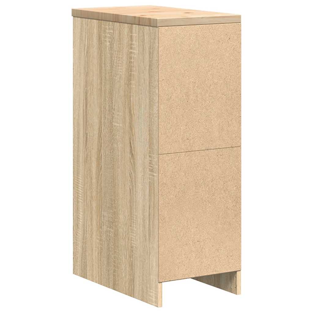 Garažni ormar za odlaganje 30x51x85 cm masivne borovine