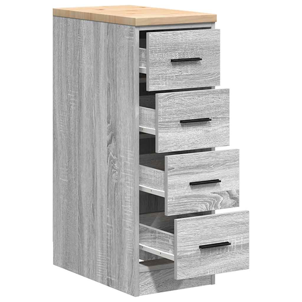 Garažni ormar za odlaganje 30x51x85 cm masivne borovine