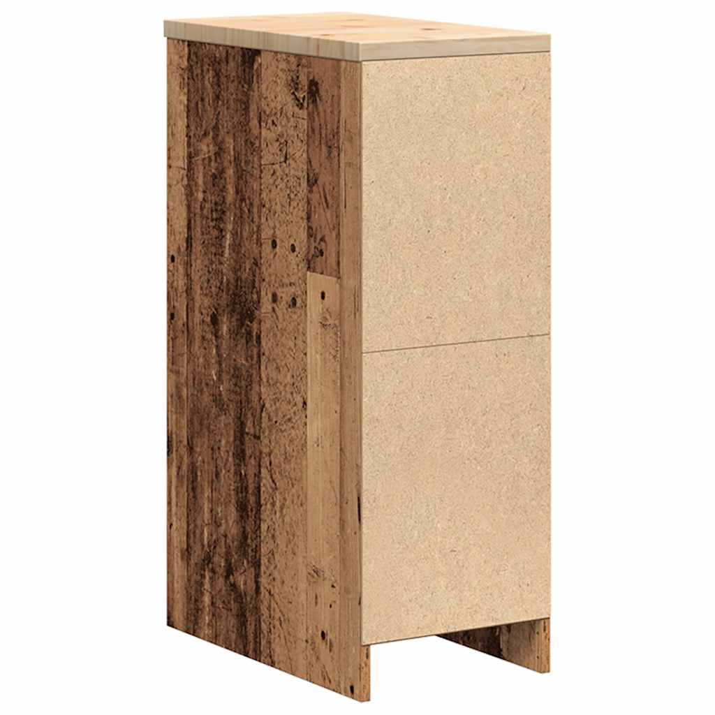 Garažni ormar za odlaganje 30x51x85 cm masivne borovine