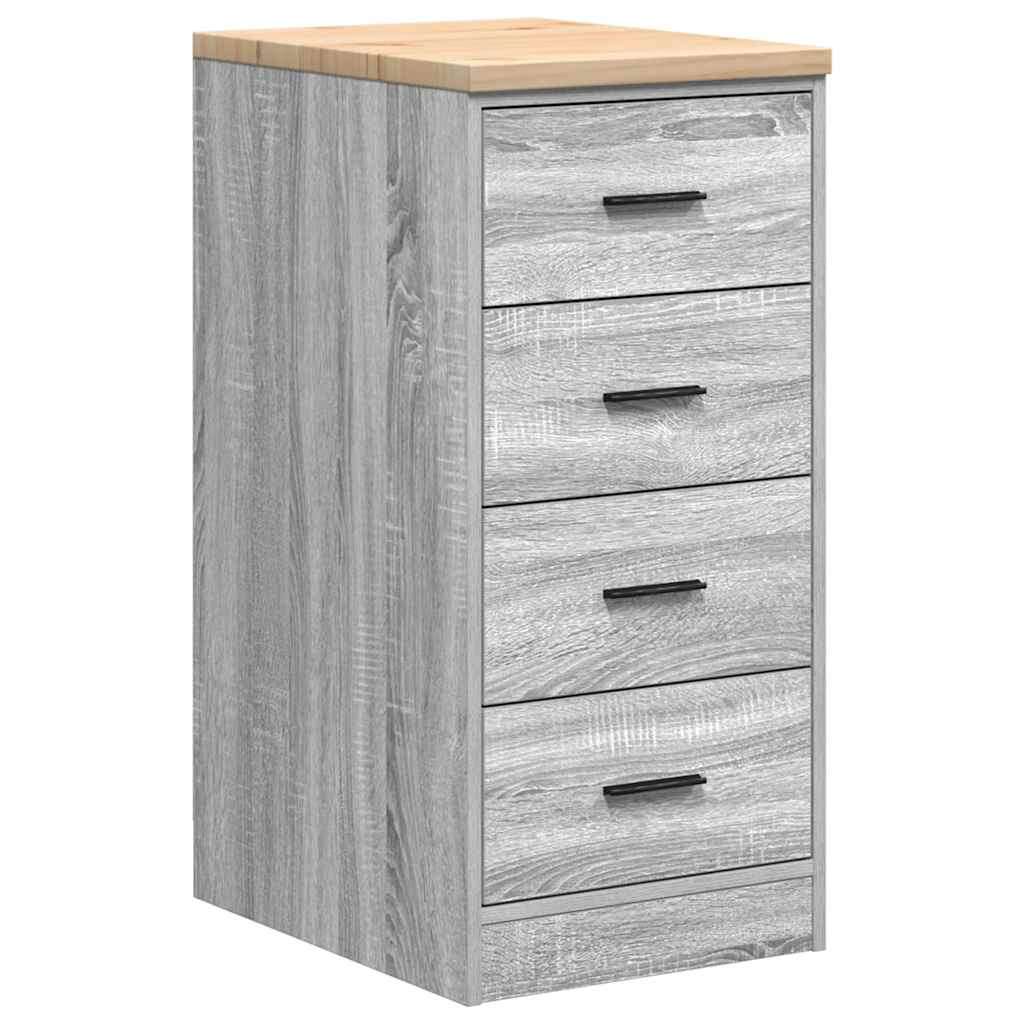 Garažni ormar za odlaganje 40x51x85 cm masivne borovine