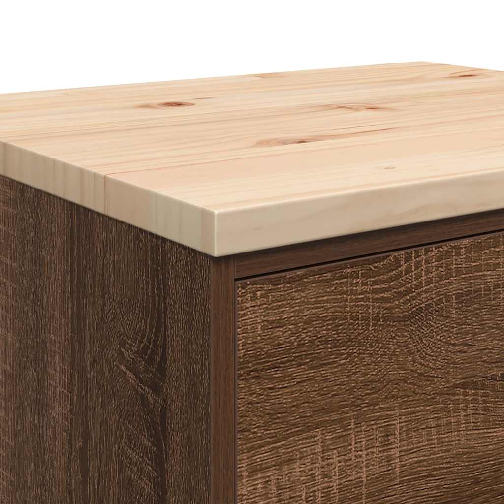 Garažni ormar za odlaganje 60x51x85 cm masivne borovine