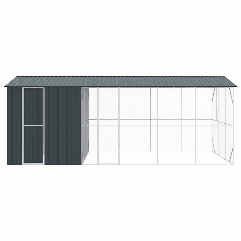 Kavez za ptice Antracit 645 x 310 x 247 cm Cinkani čelik