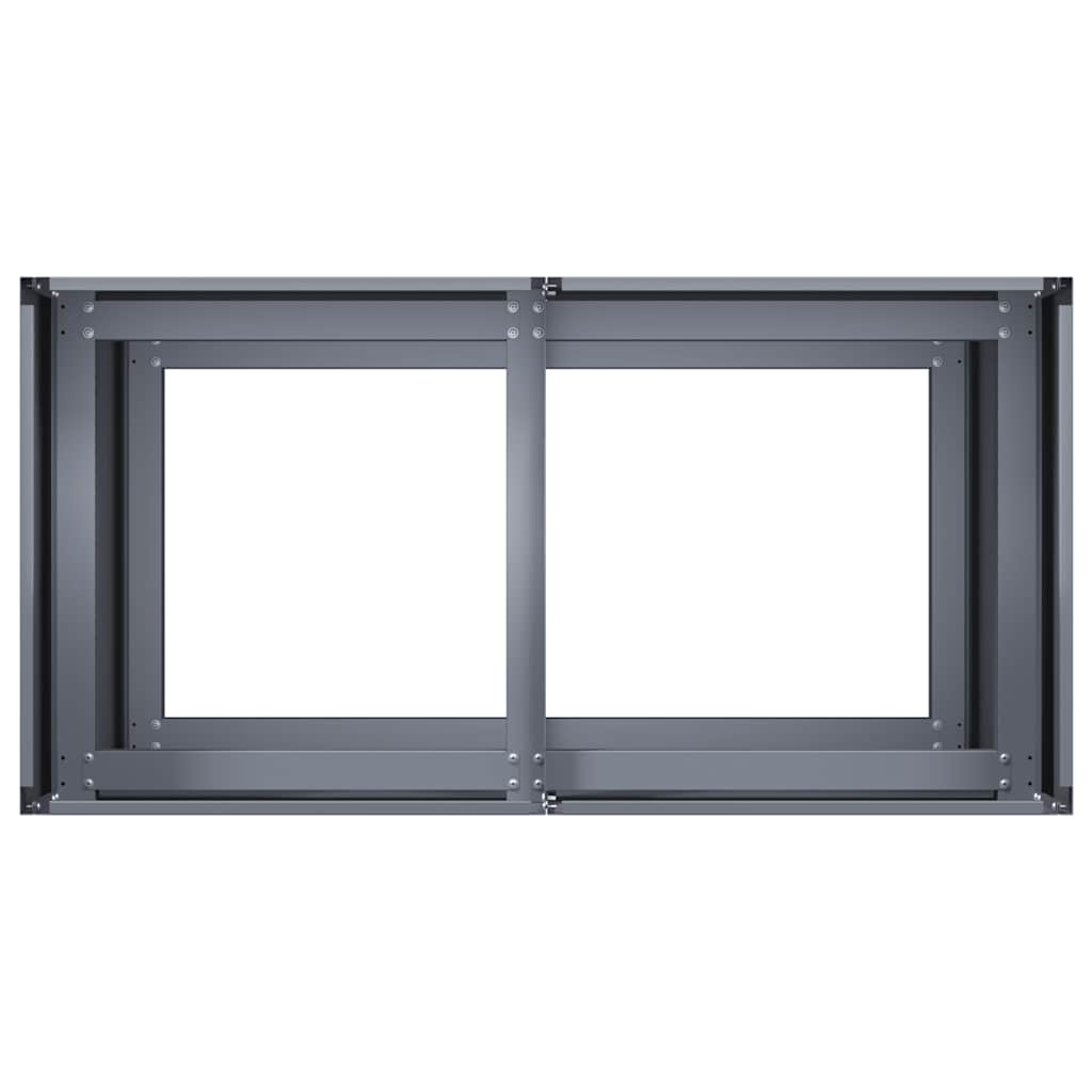 Sadilica antracit 80x40x80 cm od hladno valjanog čelika