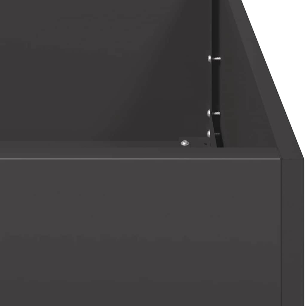 Sadilica crna 120x80x40 cm od čelika