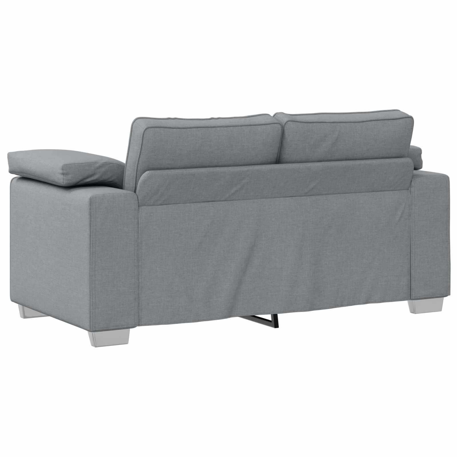Sofa 3 pcs Svijetlo siva 219 x 80 x 82 cm Platnasta tkanina