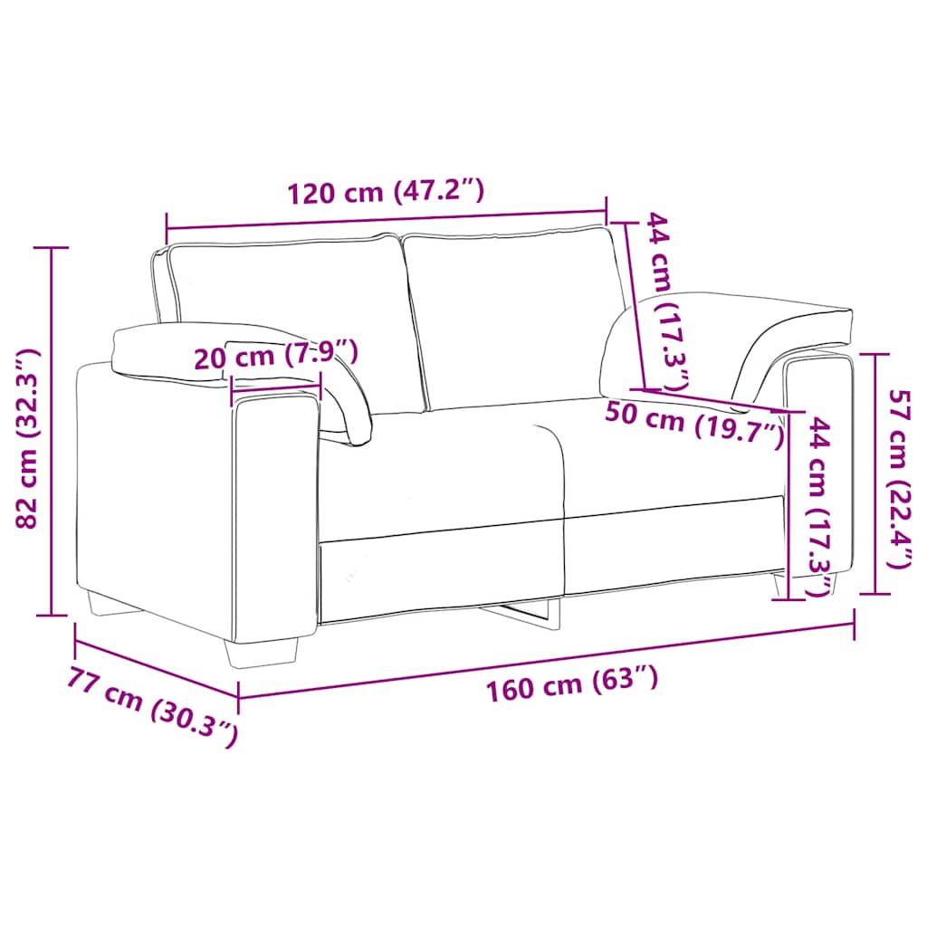 3-dijelni set sofa s jastucima, tamno sivi baršun
