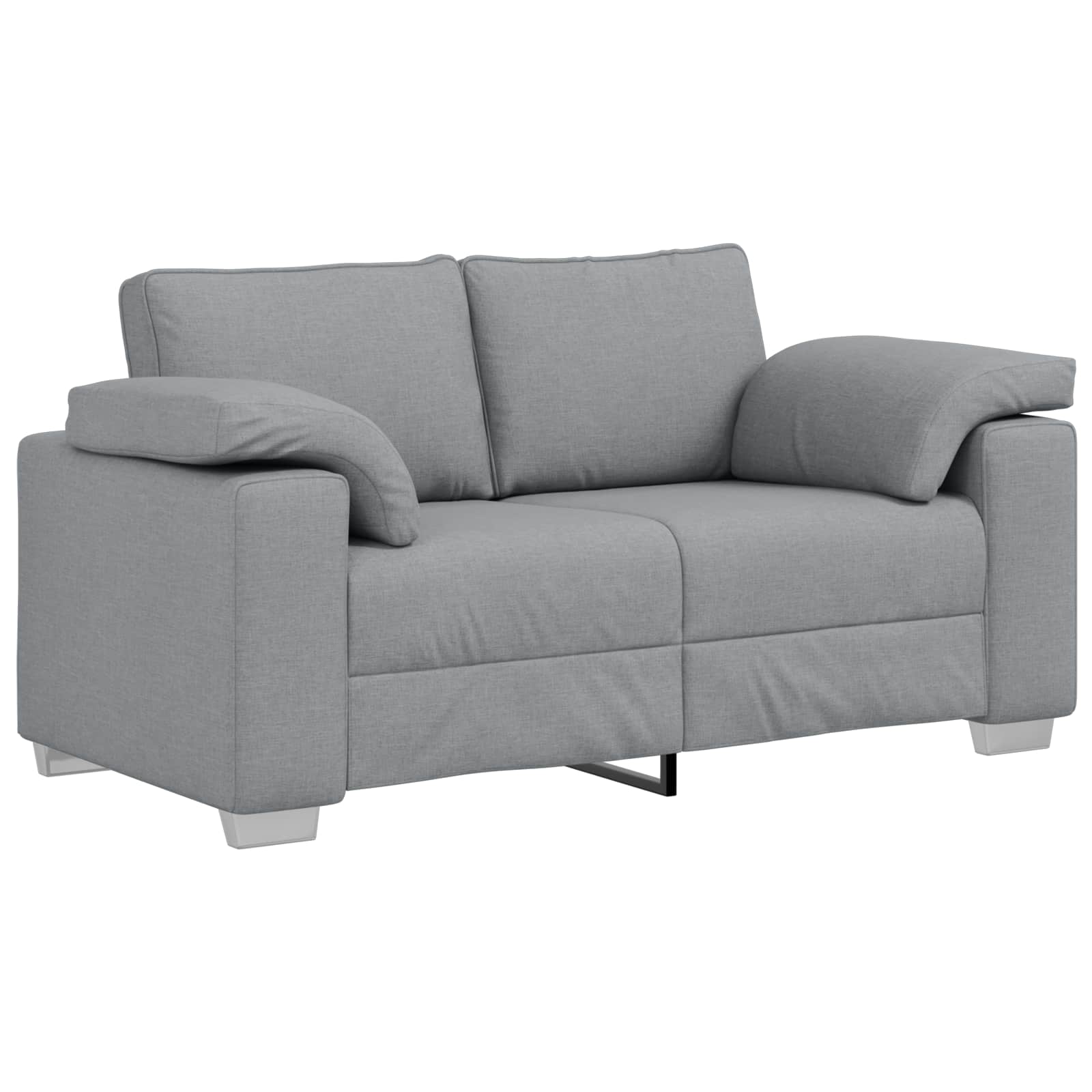 Sofa 2 pcs Svijetlo siva 219 x 80 x 82 cm tkanina