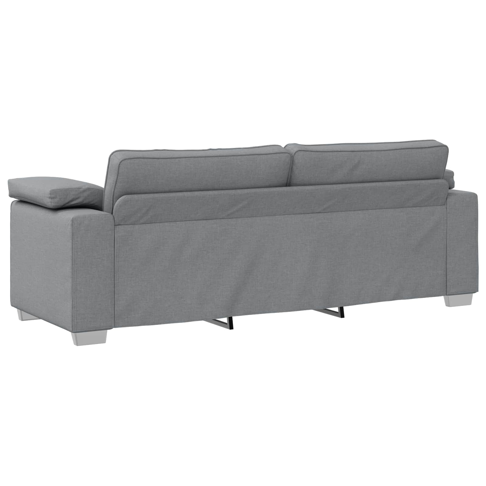 Sofa 2 pcs Svijetlo siva 219 x 80 x 82 cm tkanina