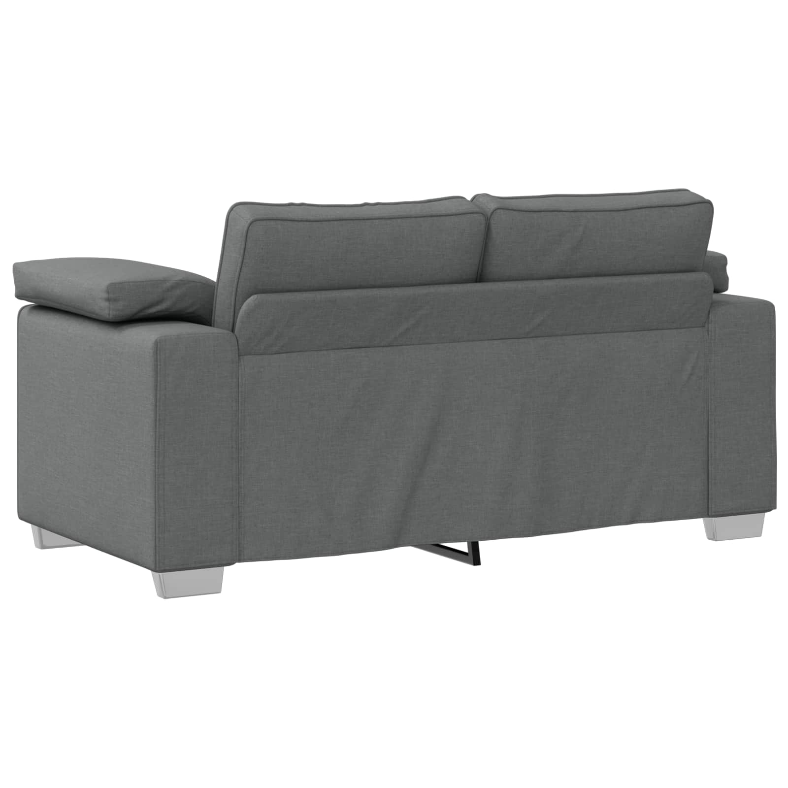 Sofa 2 pcs Tamno siva 219 x 80 x 82 cm tkanina