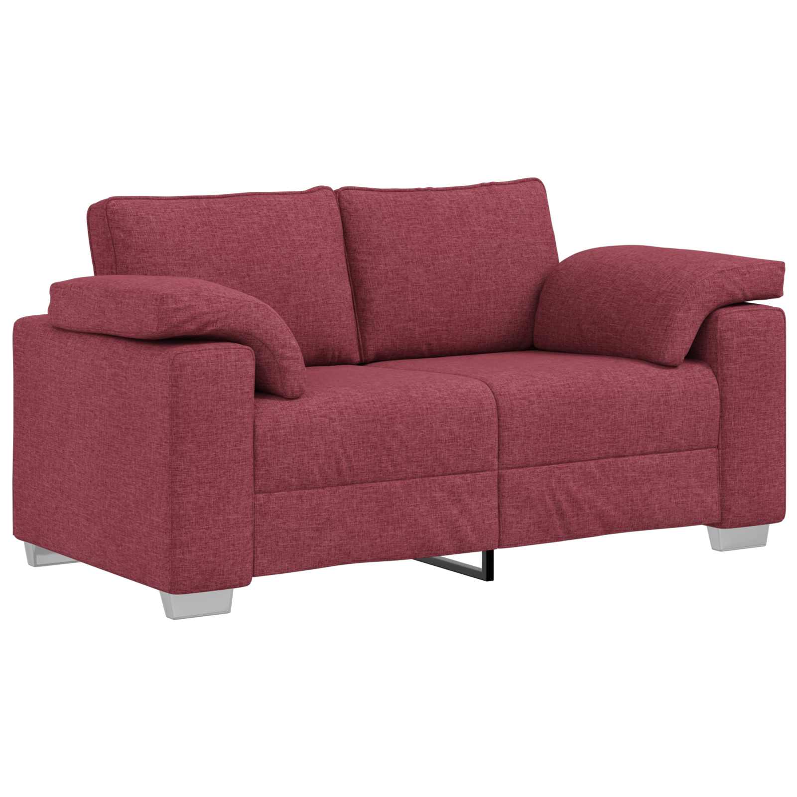 Sofa 2 pcs Vinska crvena 219 x 80 x 82 cm tkanina