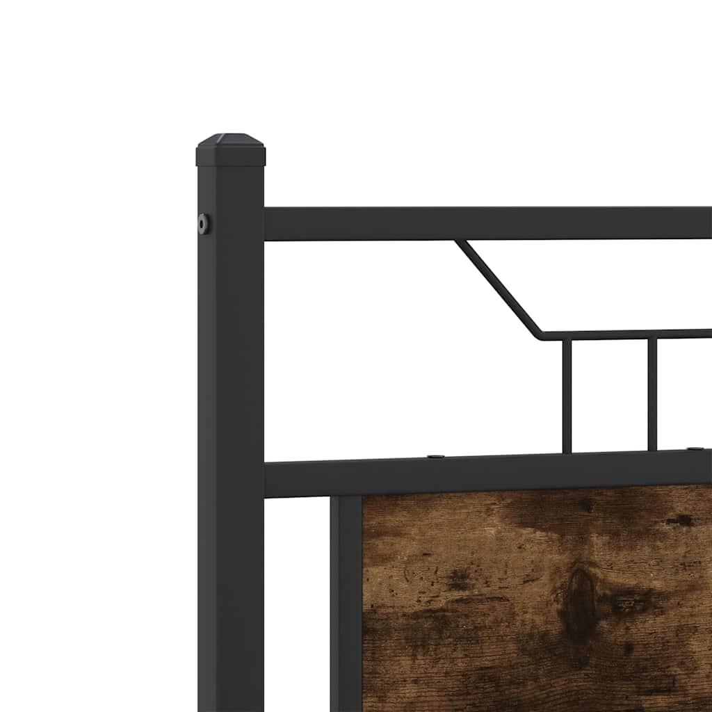 Okvir kreveta bez madraca boja hrasta 120 x 190 cm drveni