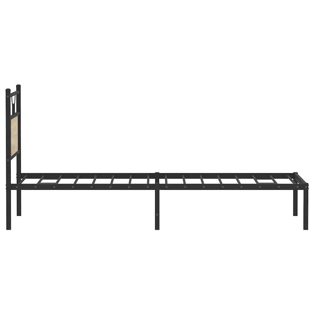 Okvir kreveta bez madraca boja hrasta sonome 90 x 200 cm drveni