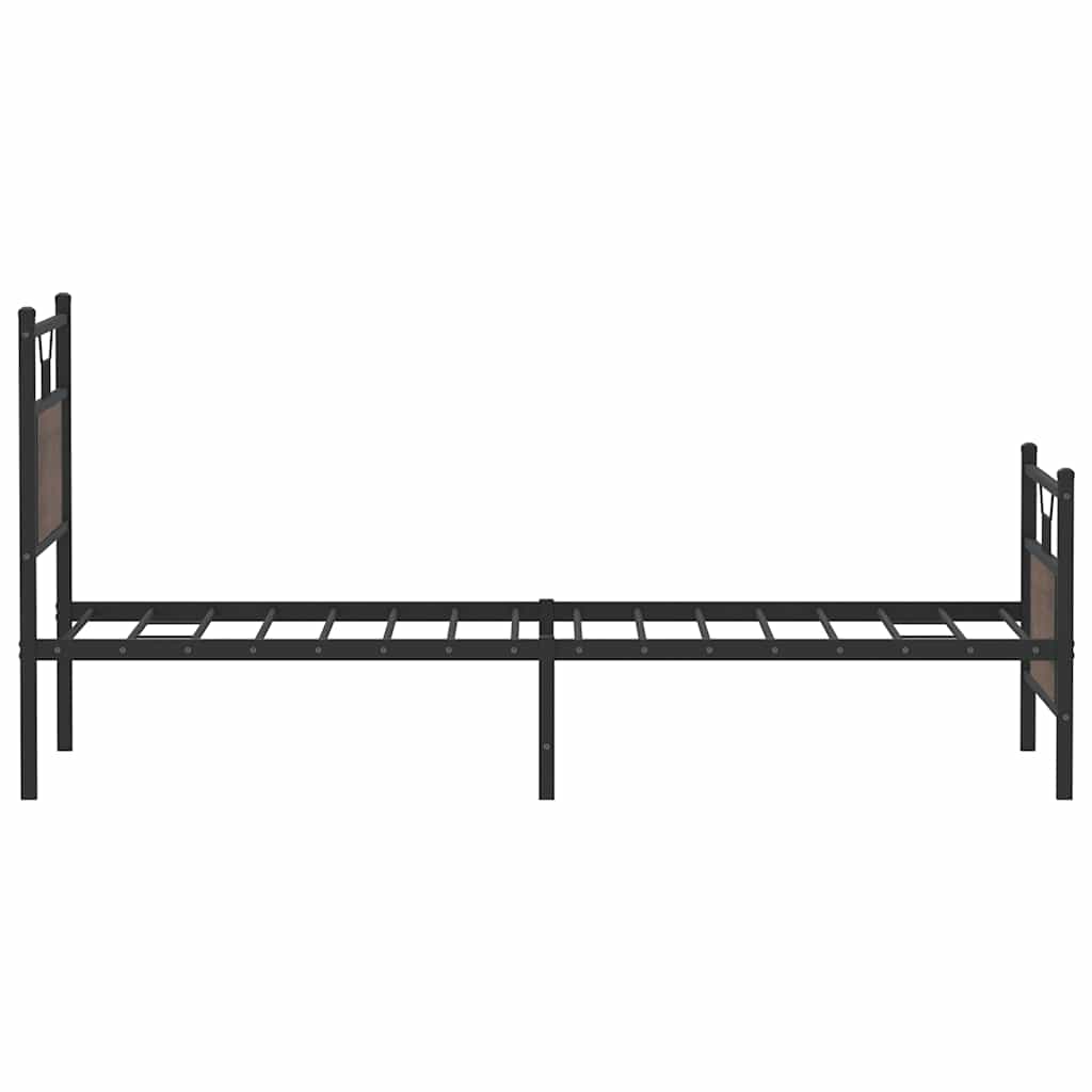 Okvir kreveta bez madraca smeđa boja hrasta 90x190 cm drveni