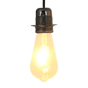 Grla za žarulje 2 kom sjajno crna E27 59 x 60 mm