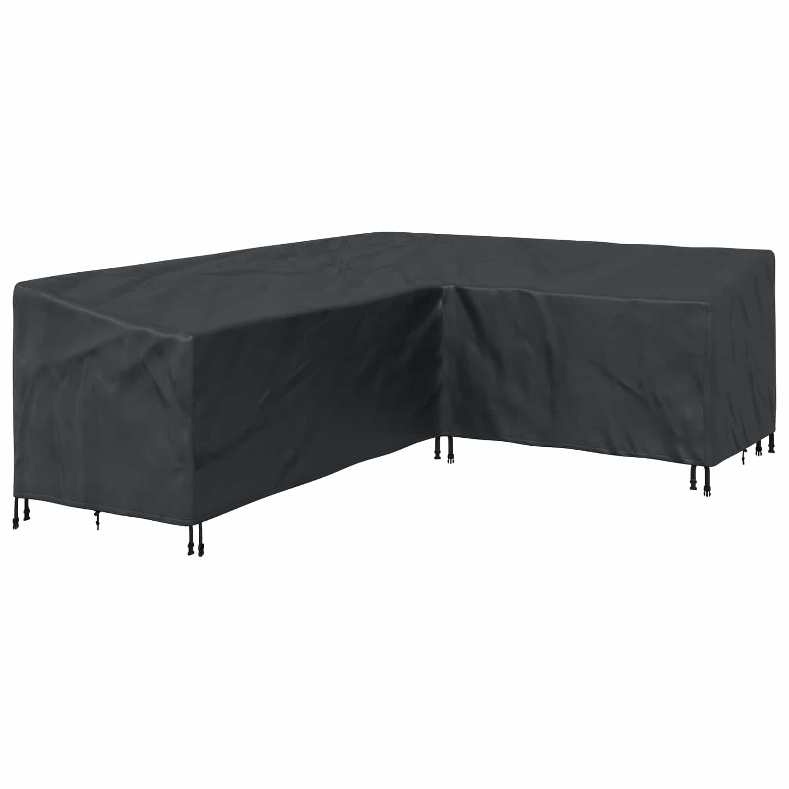 Pokrov za namještaj Crna 250 x 180 x 80 cm 210D Oxford tkanina