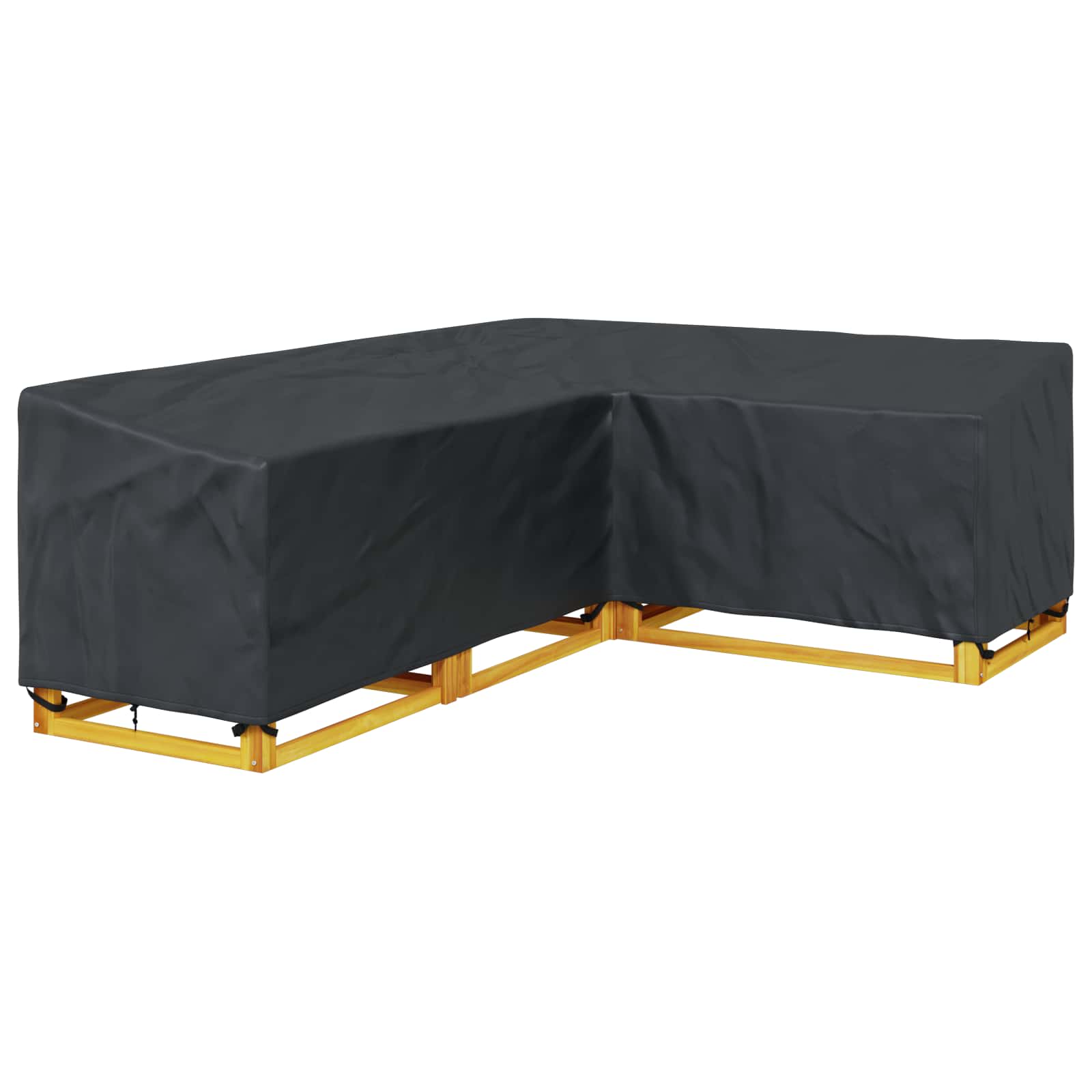 Pokrov za namještaj Crna 260 x 210 x 80 cm 210D Oxford tkanina