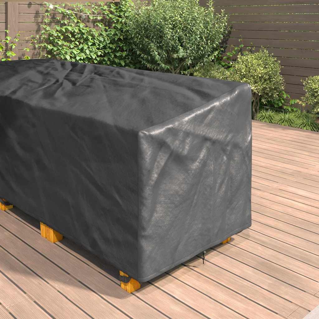 Pokrov za namještaj Crna 286 x 222 x 80 cm 210D Oxford tkanina