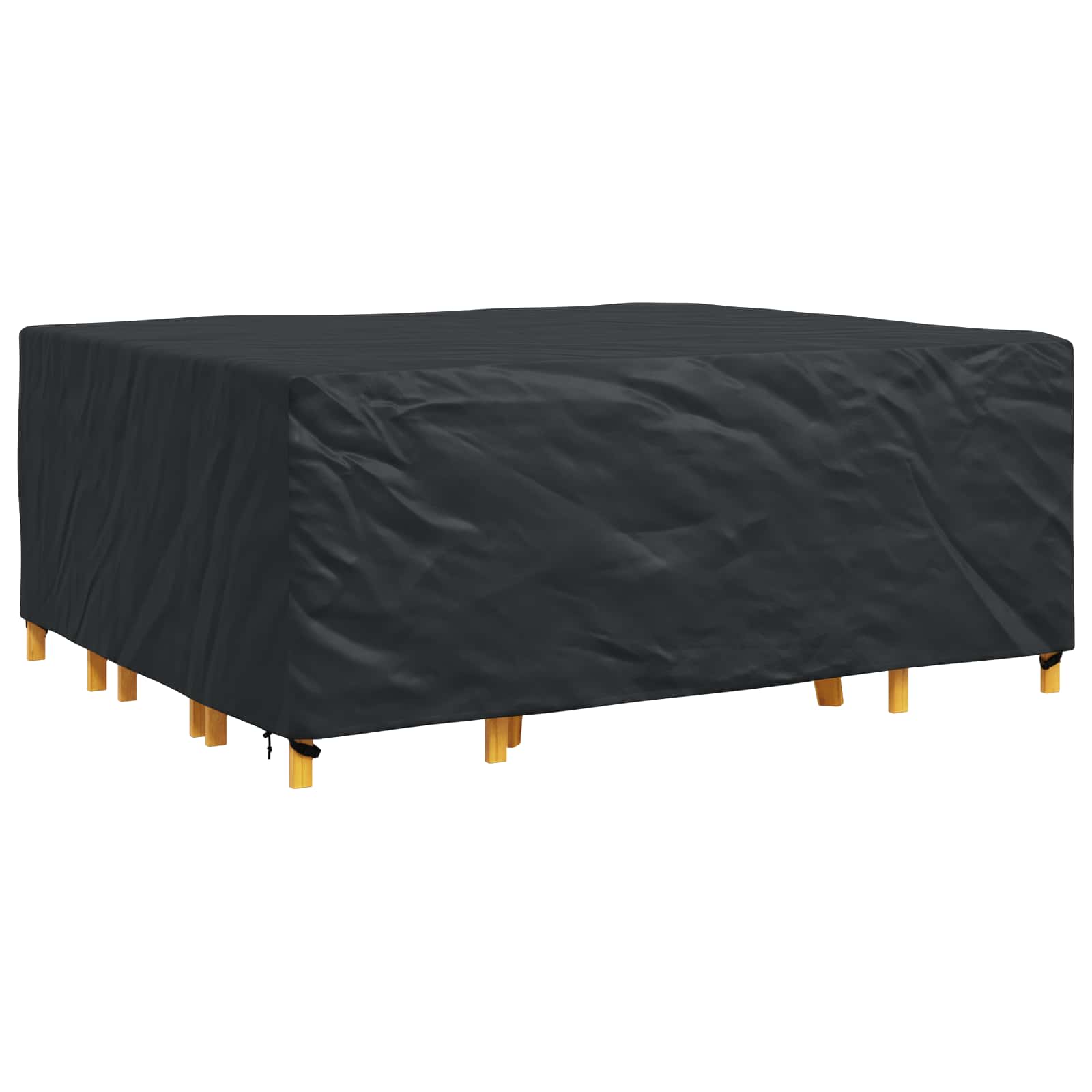 Pokrov za namještaj Jednobojno Crna 250 x 210 x 90 cm 420D