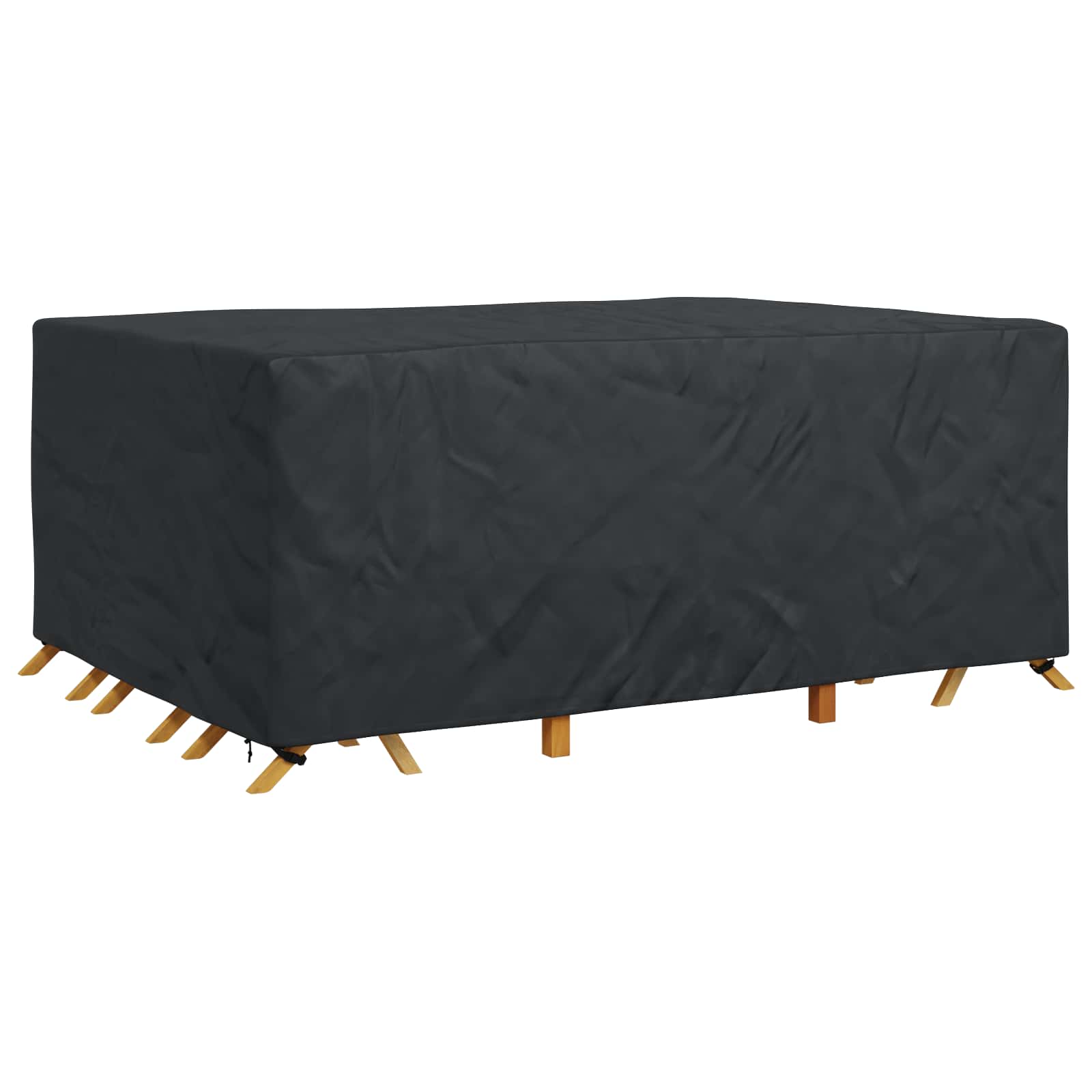 Pokrov za namještaj Jednobojno Crna 280 x 204 x 106 cm 210D