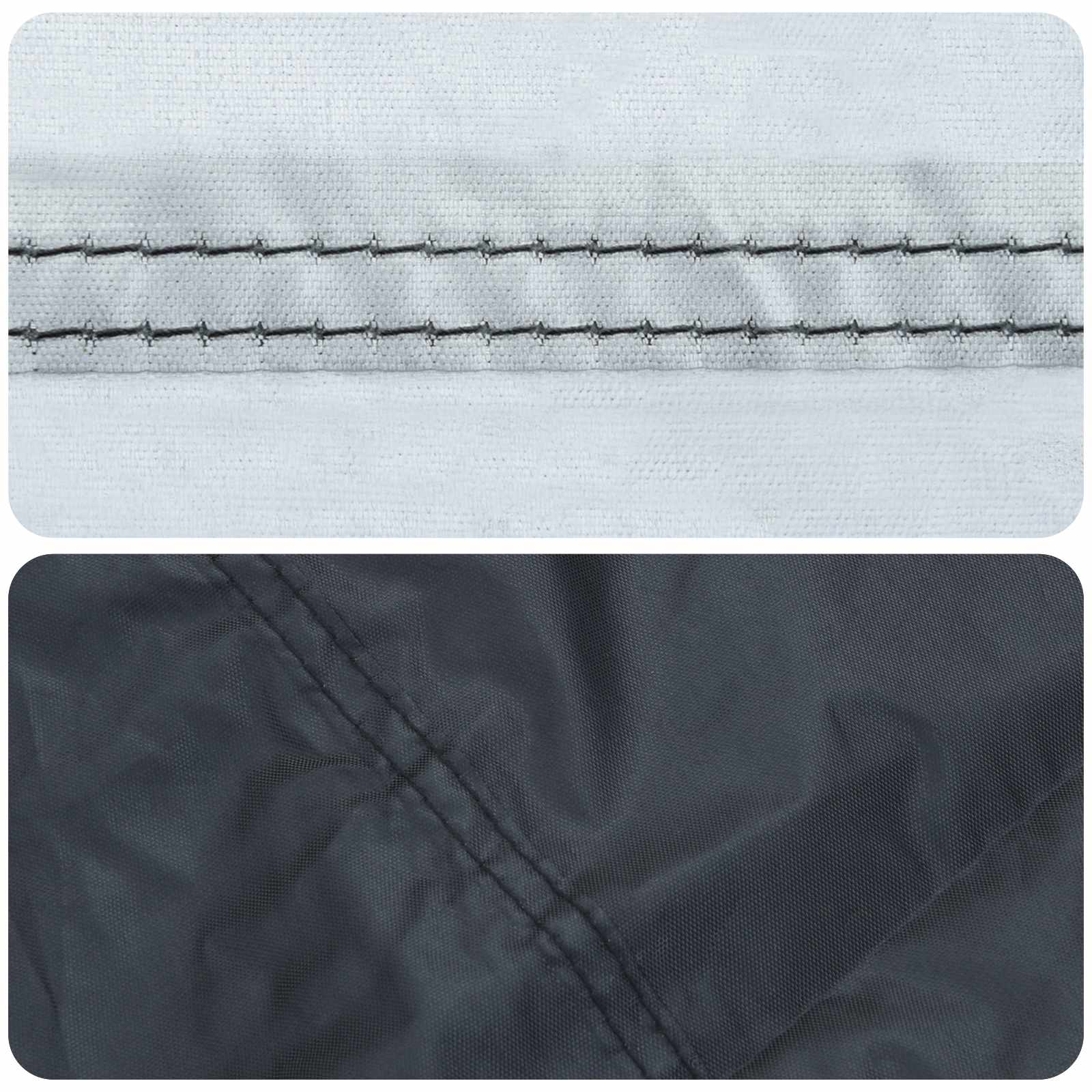 Pokrov za vanjski namještaj Crna 195 x 76 x 82 cm