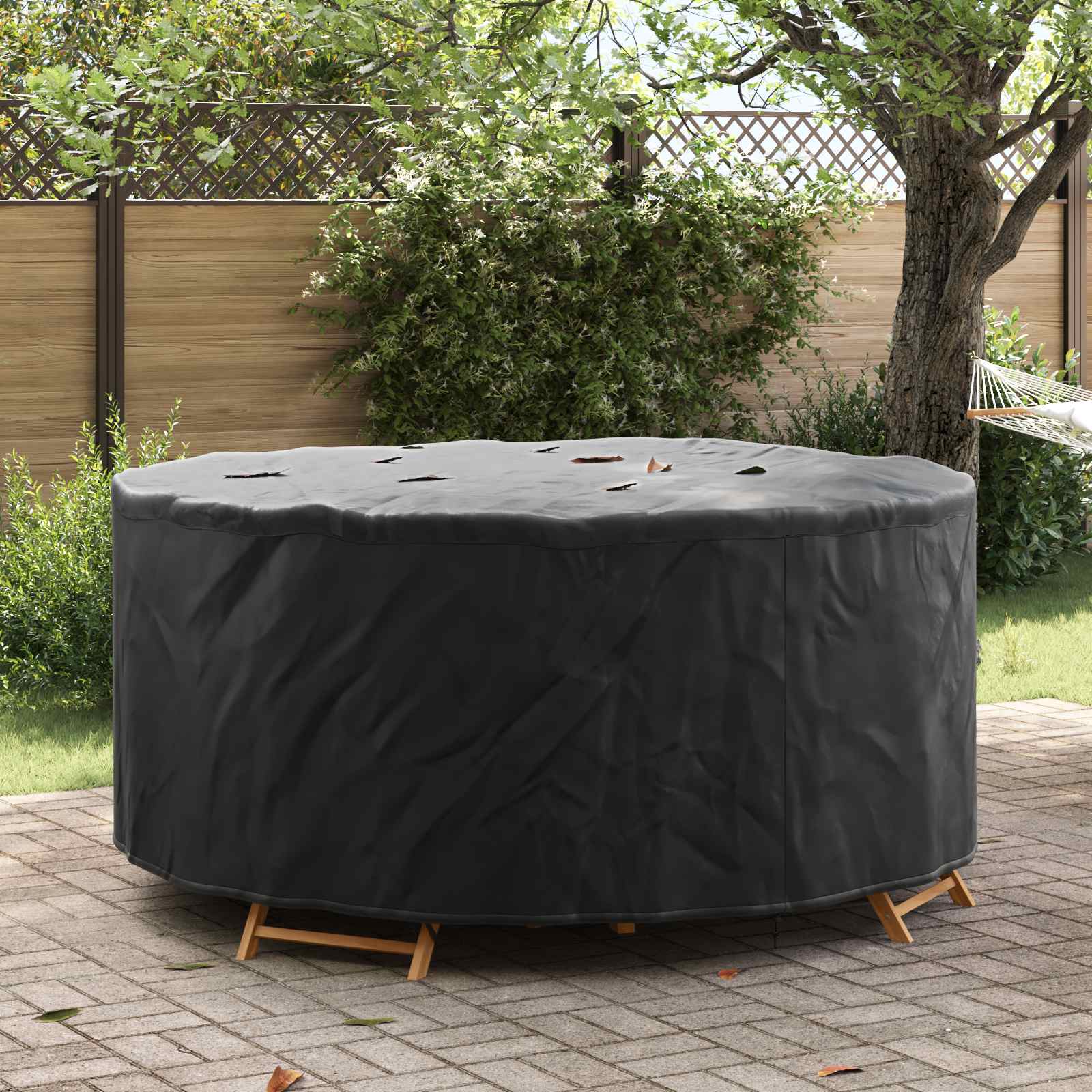 Pokrov za namještaj Crna 200 x 200 x 105 cm 210D Oxford tkanina