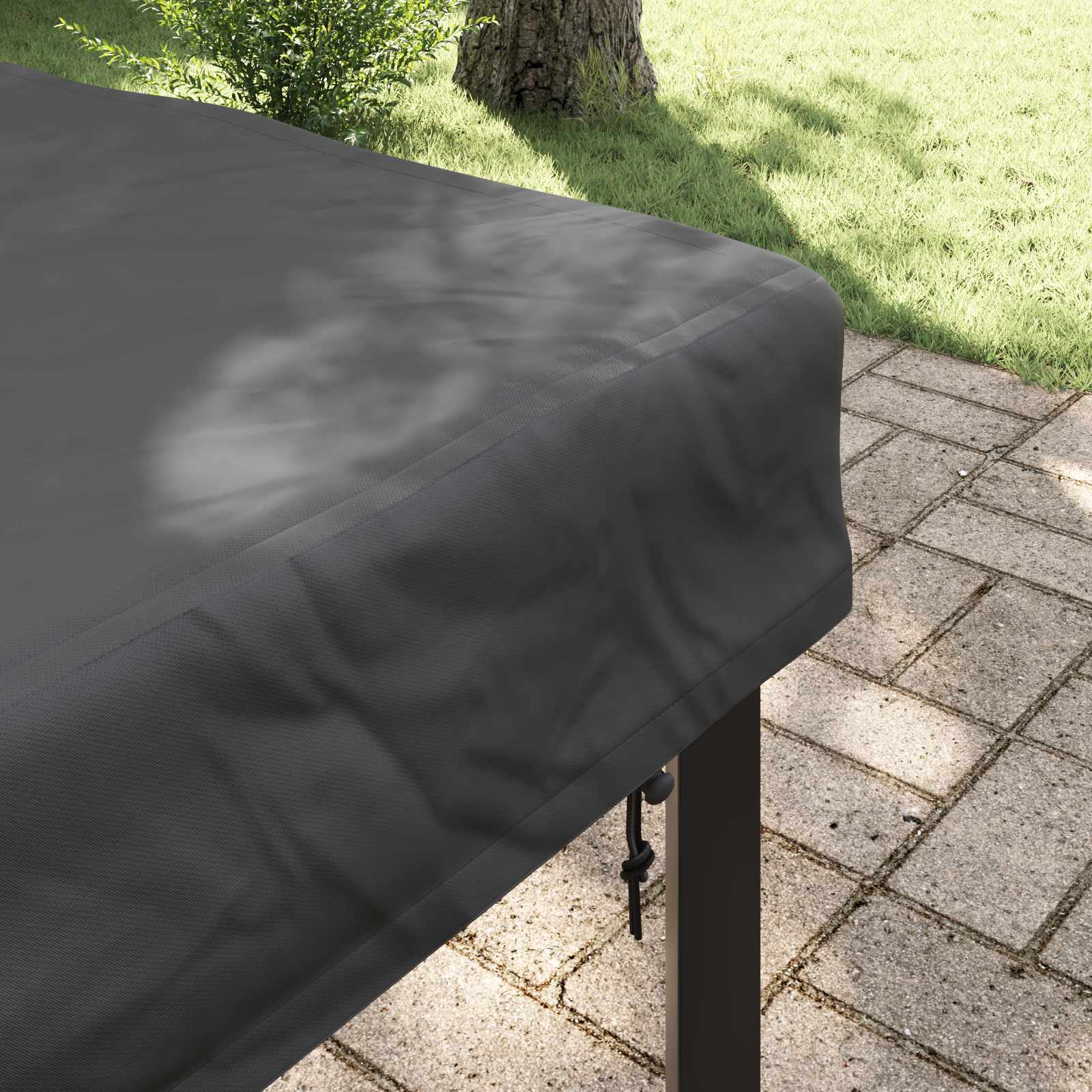 Pokrov za stol Crna 62 x 62 x 15 cm 600D Oxford tkanina