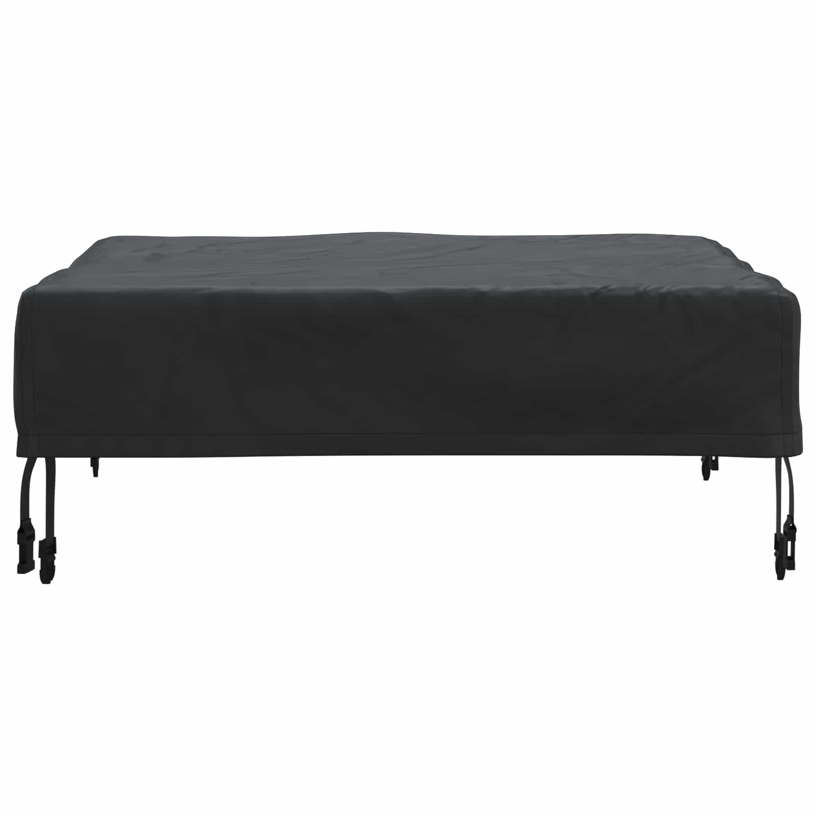 Pokrov za stol Jednobojno Crna 82 x 82 x 15 cm tkanina