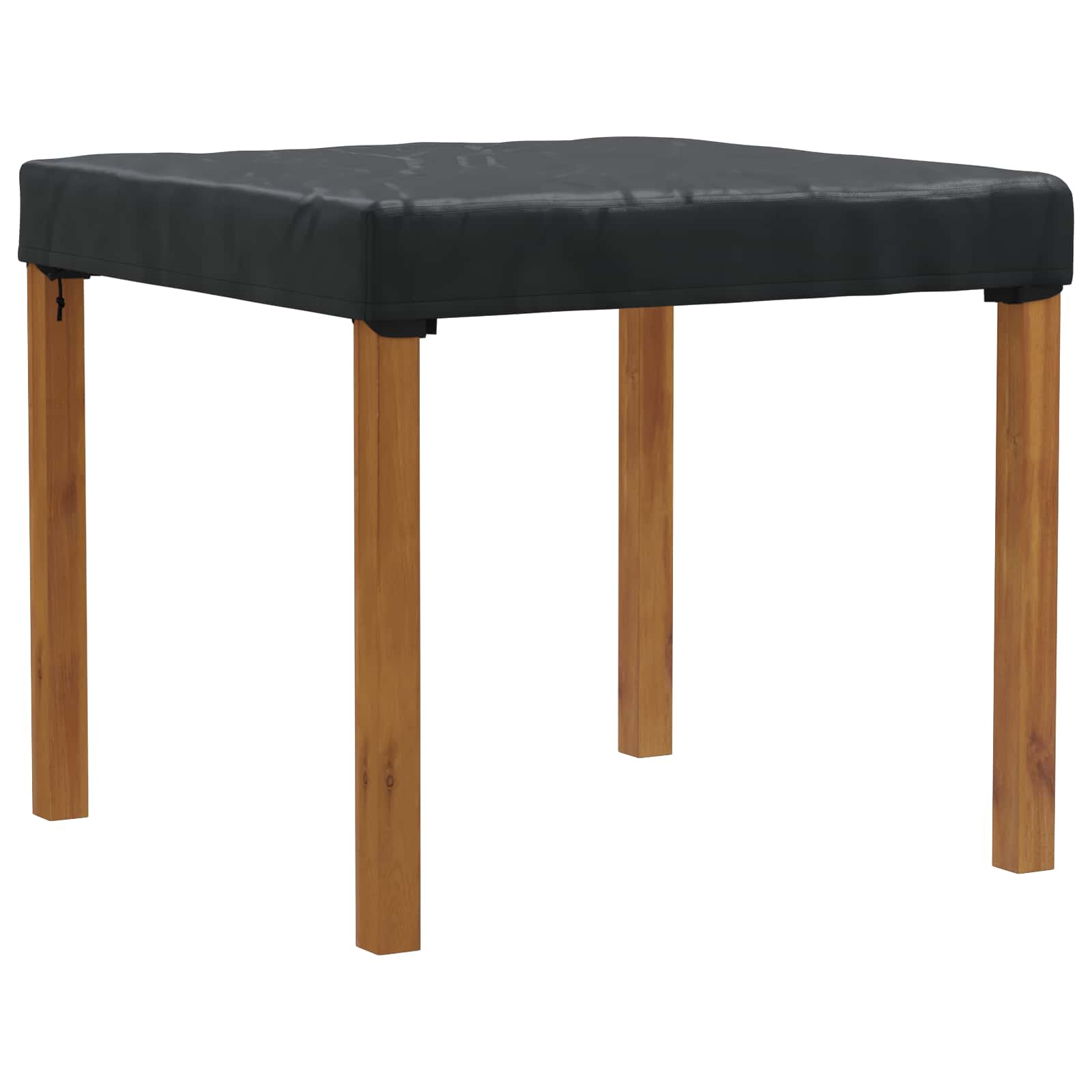 Pokrov za stol Jednobojno Crna 102 x 102 x 15 cm tkanina